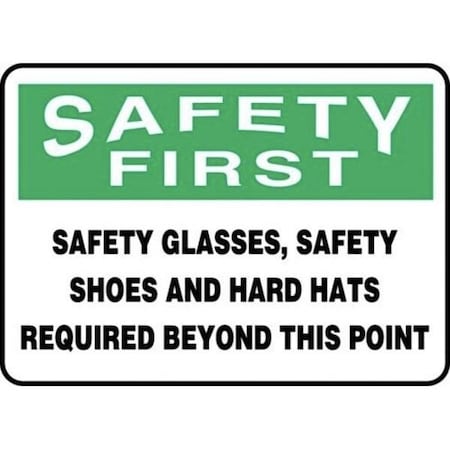 Accuform Safety Sign, MPPA904XV MPPA904XV